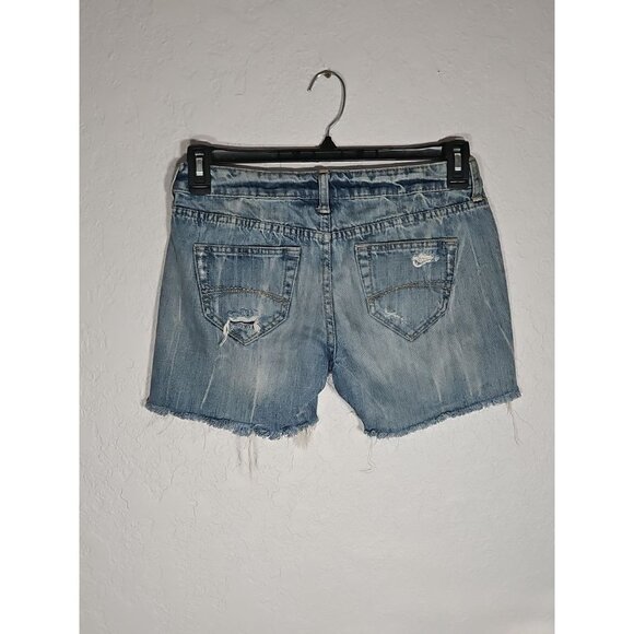 Decree Cut Off Studded Details 5 Pocket Blue Jean Shorts size 3 (32x4.5 ) - Picture 4 of 8